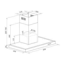 Darya Dunstabzugshaube 60cm 310 M³/h Edelstahl Silber 22 Darya Dunstabzugshaube 60cm 310 M³/h Edelstahl Silber -Innovation Home Appliances Store 10033820 yy 0011 logo Klarstein Darya Dunstabzugshaube 60cm