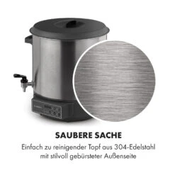 Lady Marmalade Einkochautomat Getränkespender 27L 100°C 12h Edelstahl -Innovation Home Appliances Store 10033825 de 0006 logo