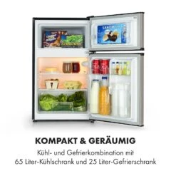 Big Daddy Cool Kühl-Gefrierkombination 61/25 Liter 2 Ebenen Edelstahl -Innovation Home Appliances Store 10034005 de 0003 logo