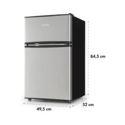 Big Daddy Cool Kühl-Gefrierkombination 61/25 Liter 2 Ebenen Edelstahl -Innovation Home Appliances Store 10034005 yy 0011 logo Klarstein Big Daddy Cool Kuehl Gefrierkombination