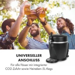 Tap2Go Mobile 2-in1 Bierzapfanlage Mit Getränkekühler 5l/13l Schwarz 12 Tap2Go Mobile 2-in1 Bierzapfanlage Mit Getränkekühler 5l/13l Schwarz -Innovation Home Appliances Store 10034006 de 0004 logo
