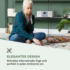 Streamo CD Internetradio 2x10W WLAN DAB+ UKW CD-Player BT Weiß 10 Streamo CD Internetradio 2x10W WLAN DAB+ UKW CD-Player BT Weiß -Innovation Home Appliances Store 10034056 de 0003 logo