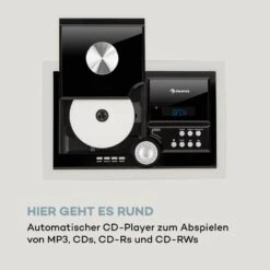 Stereo Sonic DAB+ Stereoanlage, DAB+, CD-Player, USB, BT, Schwarz -Innovation Home Appliances Store 10034086 de 0007 logo