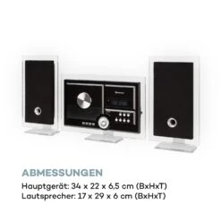 Stereo Sonic DAB+ Stereoanlage, DAB+, CD-Player, USB, BT, Schwarz -Innovation Home Appliances Store 10034086 de 0010 logo