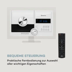 Stereo Sonic DAB+ Stereoanlage, DAB+, CD-Player, USB, BT, Weiß -Innovation Home Appliances Store 10034087 de 0004 logo