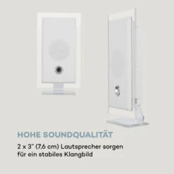 Stereo Sonic DAB+ Stereoanlage, DAB+, CD-Player, USB, BT, Weiß -Innovation Home Appliances Store 10034087 de 0008 logo