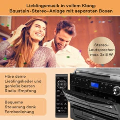 388-DAB+ Stereoanlage 20W Max. Vinyl CD Kassette BT FM/DAB+ USB -Innovation Home Appliances Store 10034091 de 0003 usp