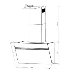 Alina Dunstabzugshaube 600 M³/h LED-Display Ambientelicht Glasfront -Innovation Home Appliances Store 10034105 yy 0009 logo