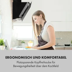 Alina Dunstabzugshaube 90cm 600 M³/h LED-Display Ambientelicht Schwarz -Innovation Home Appliances Store 10034106 de 0008 logo