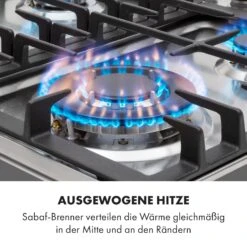 Ignito 4 Zonen Gaskochfeld 4-flammig Sabaf-Brenner Edelstahl Silber -Innovation Home Appliances Store 10034110 de 0003 logo