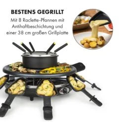 Fonduelette Raclette Und Fondue 1350W 1 Liter 38 Cm Ø Für 8 Personen 9 Fonduelette Raclette Und Fondue 1350W 1 Liter 38 Cm Ø Für 8 Personen -Innovation Home Appliances Store 10034138 de 0003 logo