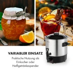 Biggie Eco Einkochautomat & Getränkespender 1000W 30-100°C Zapfhahn 9l -Innovation Home Appliances Store 10034147 de 0005 logo