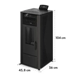Energiewende Pelletofen 5/10 KW 5 Stufen Timer 18kg 250m³ Fernbedienung Schwarz -Innovation Home Appliances Store 10034153 yy 0009 logo