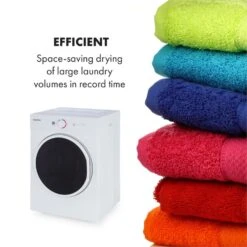 Jet Set Mini-Wäschetrockner Ablufttrockner 1020W EEK C 3kg 50cm Weiß -Innovation Home Appliances Store 10034158 yy 0005 logo Klarstein Jet Set Waeschetrockner weiss