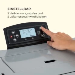 Energiewende Pelletofen 5/10 KW 5 Stufen Timer 18kg 250m³ Fernbedienung Grau -Innovation Home Appliances Store 10034181 de 0007 logo