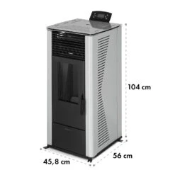 Energiewende Pelletofen 5/10 KW 5 Stufen Timer 18kg 250m³ Fernbedienung Grau -Innovation Home Appliances Store 10034181 yy 0009 logo