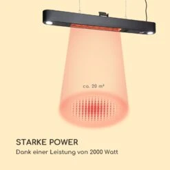 Gold Bar Shine Heizstrahler 2000W 2 X LED-Leuchte Aluminium 15 Gold Bar Shine Heizstrahler 2000W 2 X LED-Leuchte Aluminium -Innovation Home Appliances Store 10034208 de 0005 logo