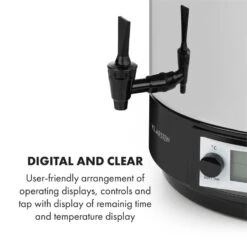 KonfiStar 60 Digital Einkocher Getränkespender 2500W 60L 100°C 180min 12 KonfiStar 60 Digital Einkocher Getränkespender 2500W 60L 100°C 180min -Innovation Home Appliances Store 10034241 yy 0006 logo Digital Food Preserver 60L