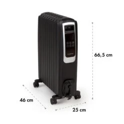 Thermaxx Noir Ölradiator 2500W 10-30° C 24h-Timer Fernbedienung -Innovation Home Appliances Store 10034253 yy 0008 logo Klarstein Thermaxx Noir oelradiator schwarz
