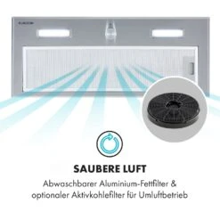 Simplica Dunstabzugshaube Einbau 70cm Abluft: 400 M³/h LED Edelstahl -Innovation Home Appliances Store 10034256 de 0006 logo