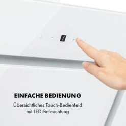 Sofia 90 Dunstabzugshaube Kopffrei 300 M³/h Touch-Control Glasfront -Innovation Home Appliances Store 10034261 de 0004 logo