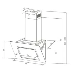Sofia 90 Dunstabzugshaube Kopffrei 300 M³/h Touch-Control Glasfront -Innovation Home Appliances Store 10034261 yy 0010 logo Klarstein Sofia 90 Dunstabzugshaube 90cm weiss