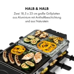 Sirloin Raclette 1500W Aluminium / Stein 8 Personen Kontroll-LED -Innovation Home Appliances Store 10034275 de 0004 logo