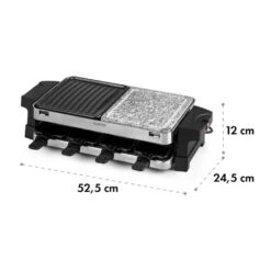 Sirloin Raclette 1500W Aluminium / Stein 8 Personen Kontroll-LED -Innovation Home Appliances Store 10034275 yy 0008 logo Klarstein Sirloin Raclette 1500W