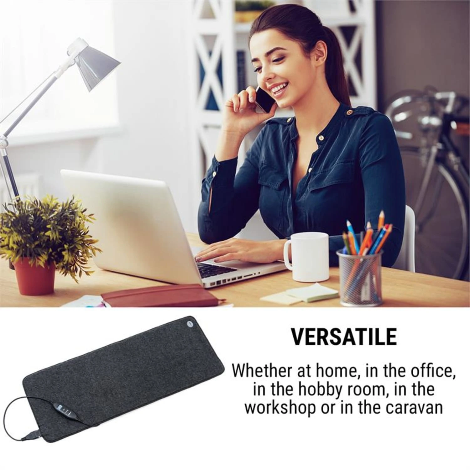 Magic Carpet DLX Heizmatte 40 X 98 Cm 100 W 4 Temp. Timer Anthrazit 5 Magic Carpet DLX Heizmatte 40 X 98 Cm 100 W 4 Temp. Timer Anthrazit – Bild 5