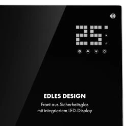 Bornholm Smart Konvektions-Heizgerät | 2000 W | SmartHeat Design: WiFi-Verbindung | LED-Display | 24-h-Timer | 2 Heizstufen: 1000 / 2000 W | IP24: Spritzwassergeschützt | Fernbedienung | Standgerät -Innovation Home Appliances Store 10034391 de 0006 logo