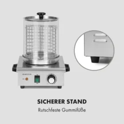 Wurstfabrik 450 Hot Dog Maker 450W 5L 30-100°C Glas Edelstahl -Innovation Home Appliances Store 10034450 de 0007 logo