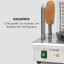 Wurstfabrik Pro 550 Hot Dog Maker 550W 2 Spieße 5L 30-100°C Edelstahl -Innovation Home Appliances Store 10034453 de 0005 logo