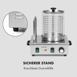 Wurstfabrik Pro 550 Hot Dog Maker 550W 2 Spieße 5L 30-100°C Edelstahl -Innovation Home Appliances Store 10034453 de 0008 logo
