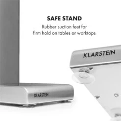 Kraftpaket Milchshake-Mixer Proteinshake 80W Edelstahl Silber -Innovation Home Appliances Store 10034456 yy 0008 logo Klarstein Kraftpaket Pro Milchshake Mixer 80W