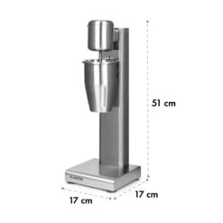 Kraftpaket Milchshake-Mixer Proteinshake 80W Edelstahl Silber -Innovation Home Appliances Store 10034456 yy 0009 logo Klarstein Kraftpaket Pro Milchshake Mixer 80W