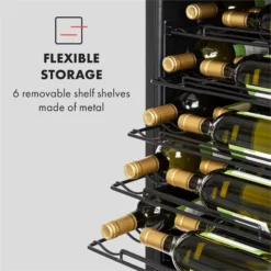 Vinomatica 36 Uno Weinkühlschrank 95l Touch-Bedienfeld 85W 4-18 °C -Innovation Home Appliances Store 10034466 yy 0005 logo Klarstein Vinomatica Weinkuehlschrank 95l schwarz