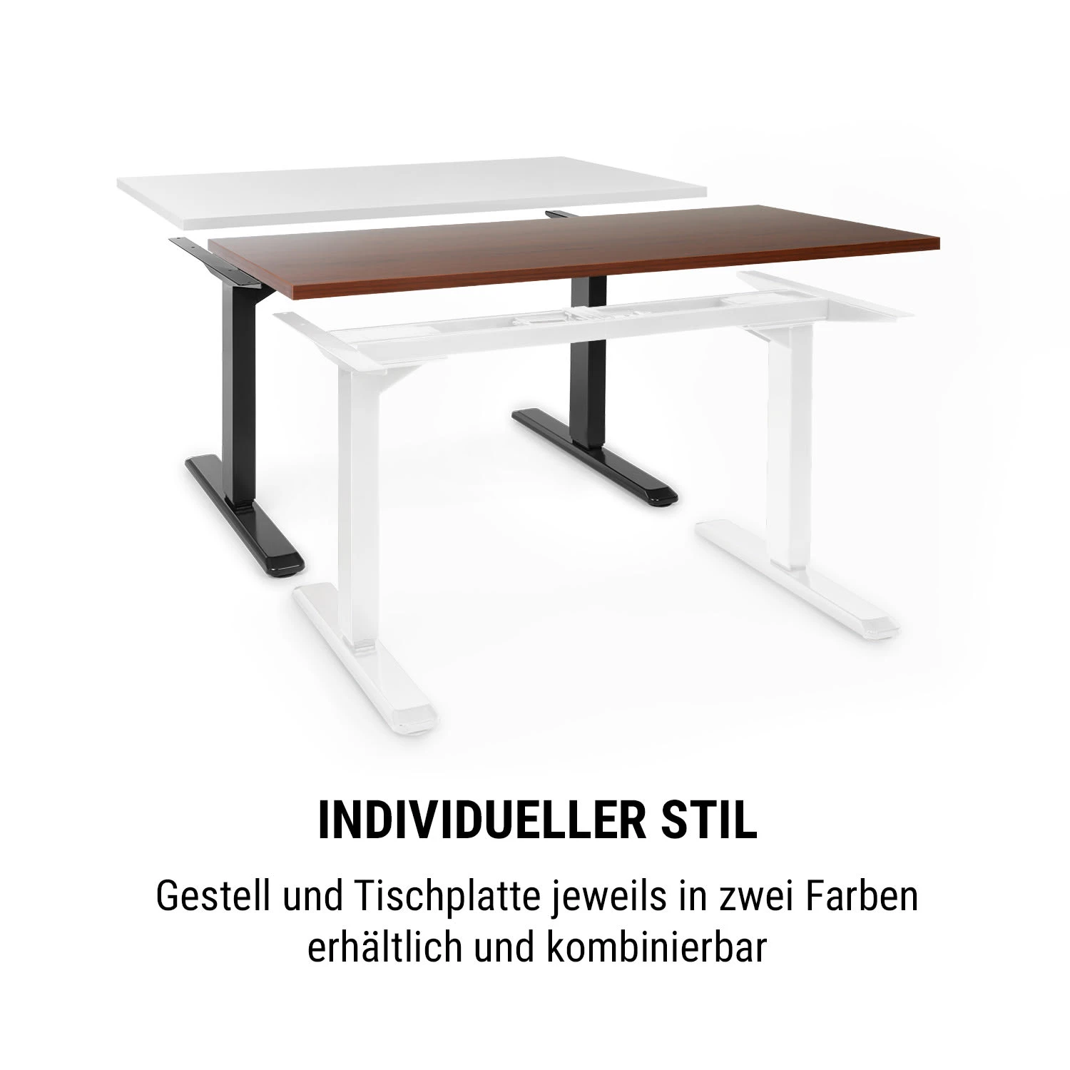 Multidesk Comfort Schreibtisch Elektrisch Höhenverstellbar 62-128 Cm 8 Multidesk Comfort Schreibtisch Elektrisch Höhenverstellbar 62-128 Cm – Bild 8