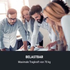 Multidesk Höhenverstellbarer Schreibtisch Manuell 73-123 Cm Höhe Weiß -Innovation Home Appliances Store 10034481 de 0004 logo