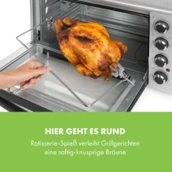 Masterchef 45 Mini-Backofen 45l 2000W 100-230 °C Timer Silber 14 Masterchef 45 Mini-Backofen 45l 2000W 100-230 °C Timer Silber -Innovation Home Appliances Store 10034497 de 0006 logo