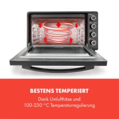 Masterchef 60 Mini-Backofen 60l 2000W 100-230 °C Timer Schwarz 11 Masterchef 60 Mini-Backofen 60l 2000W 100-230 °C Timer Schwarz -Innovation Home Appliances Store 10034498 de 0003 logo