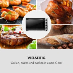 Masterchef 60 Mini-Backofen 60l 2000W 100-230 °C Timer Silber 15 Masterchef 60 Mini-Backofen 60l 2000W 100-230 °C Timer Silber -Innovation Home Appliances Store 10034499 de 0007 logo
