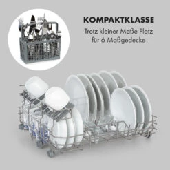 Azuria Geschirrspülmaschine 1380W 6,5L 6 Gedecke Schwarze Glasfront -Innovation Home Appliances Store 10034510 de 0003 logo
