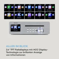 Silver Star Chef Küchenradio 20W Max. CD BT USB Internet/DAB+/UKW Weiß -Innovation Home Appliances Store 10034556 de 0005 logo