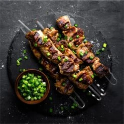 AeroVital Fry Kebab-Set | Zubehör | Edelstahl | 8 Spieße | Silber 5 AeroVital Fry Kebab-Set | Zubehör | Edelstahl | 8 Spieße | Silber -Innovation Home Appliances Store 10034577 yy 0003 ambient Klarstein AeroVital Fry Kebab Set