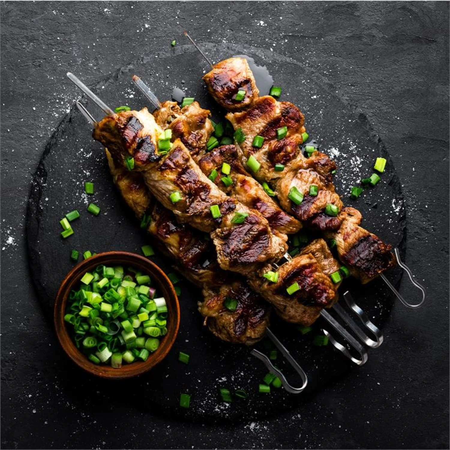 AeroVital Fry Kebab-Set | Zubehör | Edelstahl | 8 Spieße | Silber 3 AeroVital Fry Kebab-Set | Zubehör | Edelstahl | 8 Spieße | Silber – Bild 3