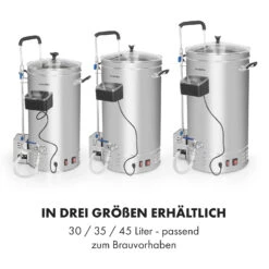 Brauheld Pro Maischekessel 2500W 30L 30-100°C Umwälzpumpe Edelstahl -Innovation Home Appliances Store 10034586 de 0007 logo