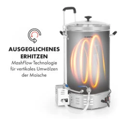 Brauheld Pro Maischekessel 2500W 35L 30-100°C Umwälzpumpe Edelstahl -Innovation Home Appliances Store 10034587 de 0004 logo