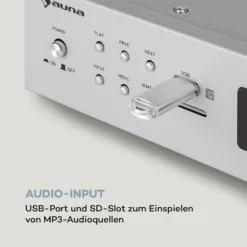 AMP-9200 BT Digital-Stereo-Verstärker 2x60W RMS BT 2xMikro Silber -Innovation Home Appliances Store 10034593 de 0006 logo