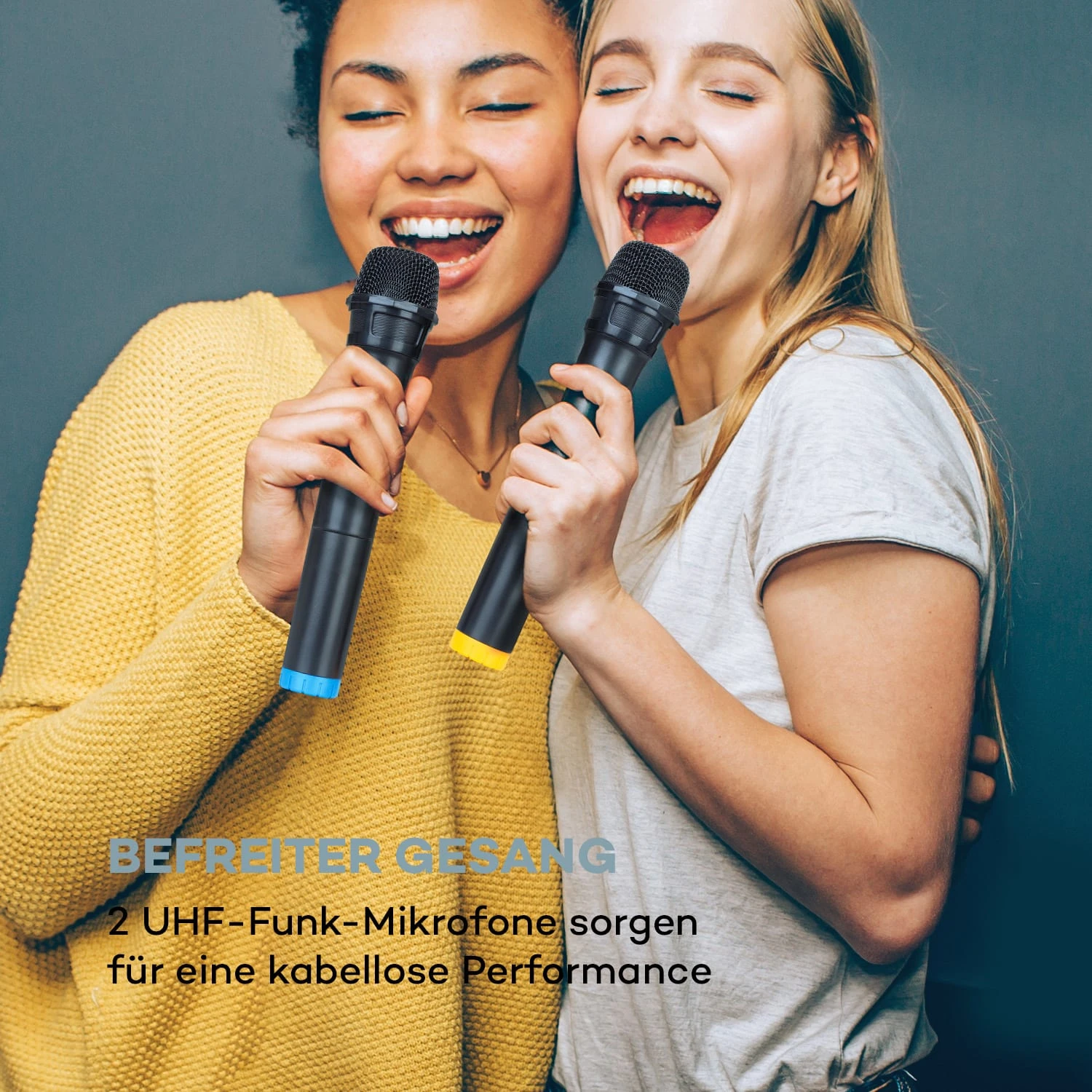 KTV Karaoke-System 15,4" Touch 2UHF-Mic WiFi BT USB SD HDMI Trolley 6 KTV Karaoke-System 15,4" Touch 2UHF-Mic WiFi BT USB SD HDMI Trolley – Bild 6