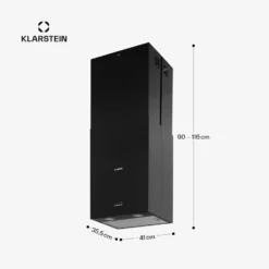 Structura Inselabzugshaube Abluft 641 M³/h Max. LED-Licht Edelstahl -Innovation Home Appliances Store 10034850 yy 0011 dimensions